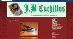 Desktop Screenshot of jbcuchillos.com